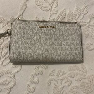 Michael Kors Gray Monogram Wallet